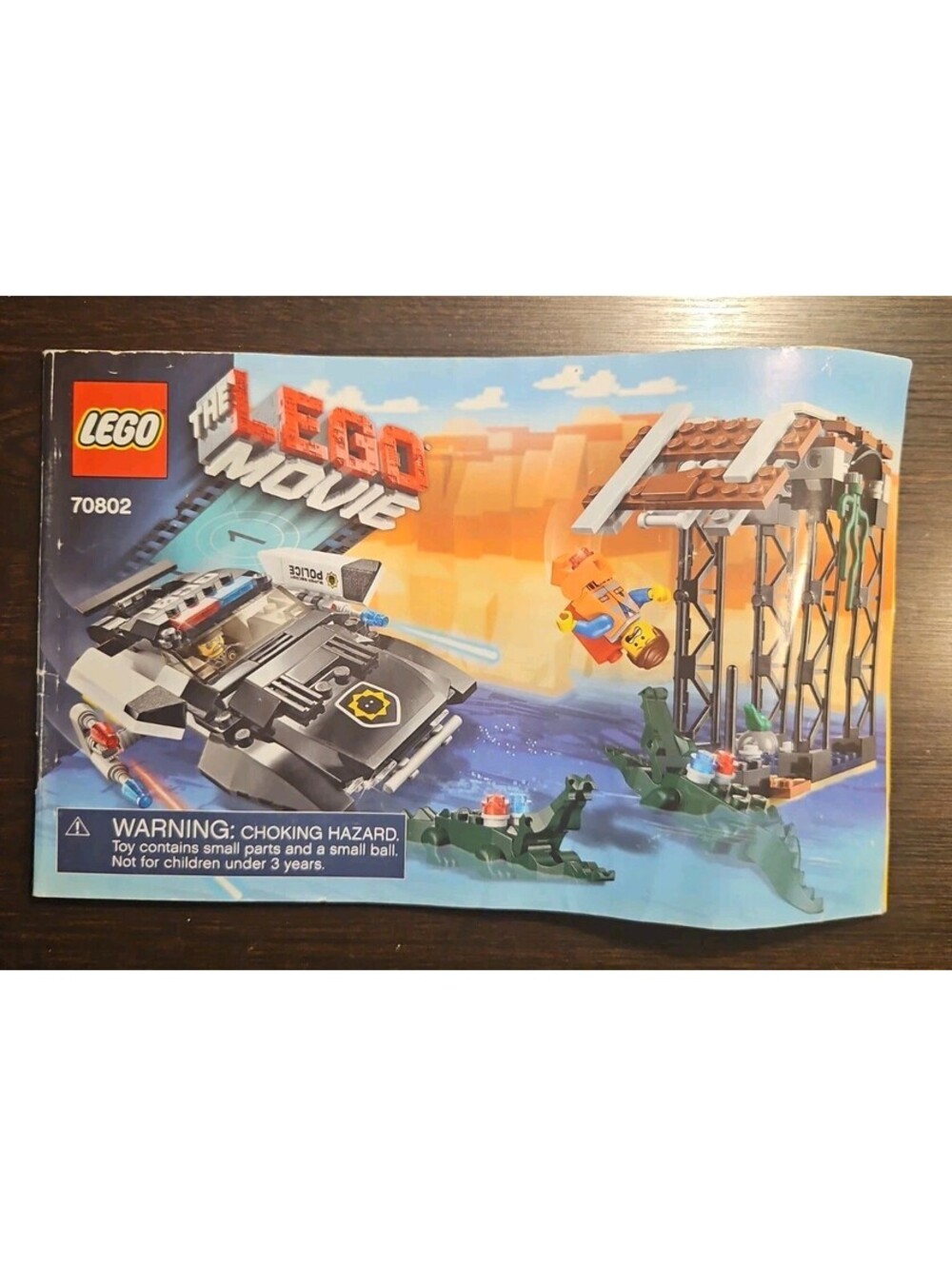 LEGO Movie 70802 Bad Cop's Pursuit Instruction Manual Only